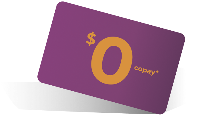 Eton Cares copay card showing zero dollar copay for eligible patients